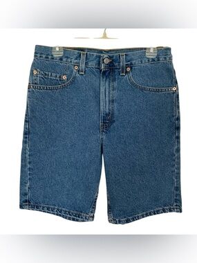 Levis 505 Men 32 Vintage Regular Fit Jean Med Wash Y2K USA SHORTS
